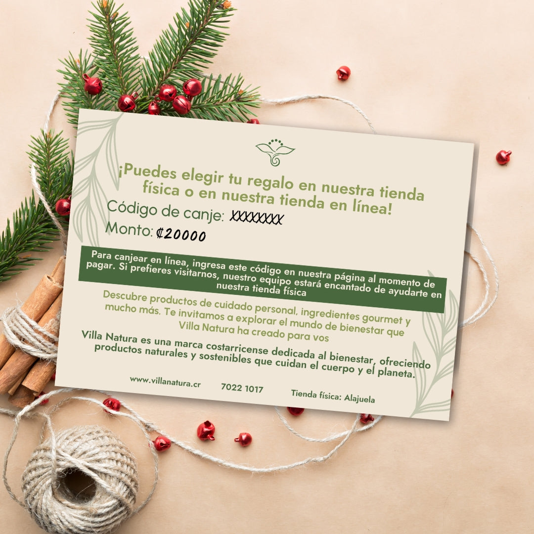 Tarjeta de Regalo Villa Natura 🎁🌿