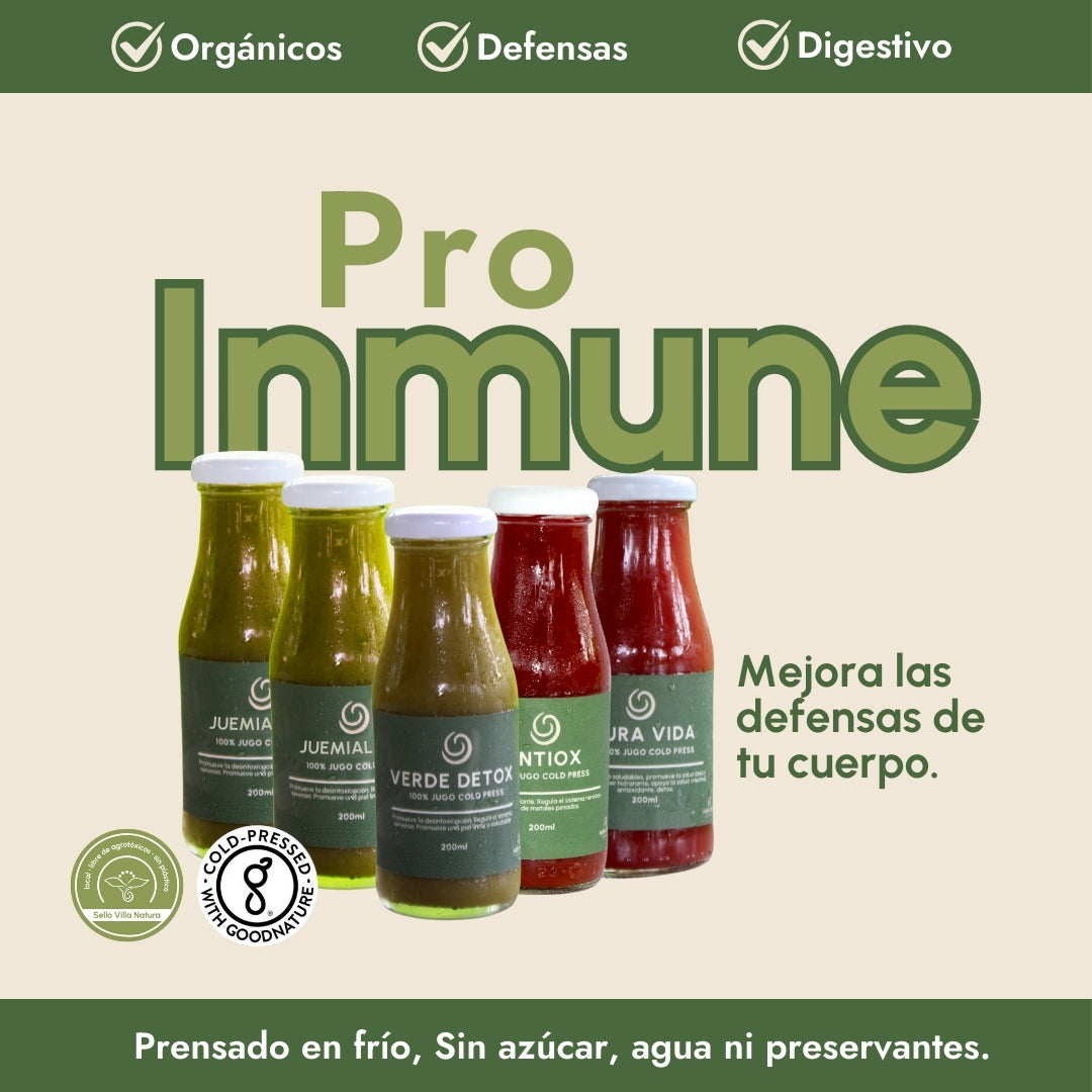 Combo Pro Inmune. (5 jugos)