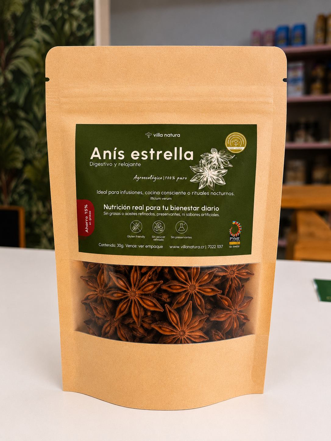 Anís estrella orgánico