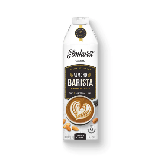 Leche de almendra barista Elmhurst