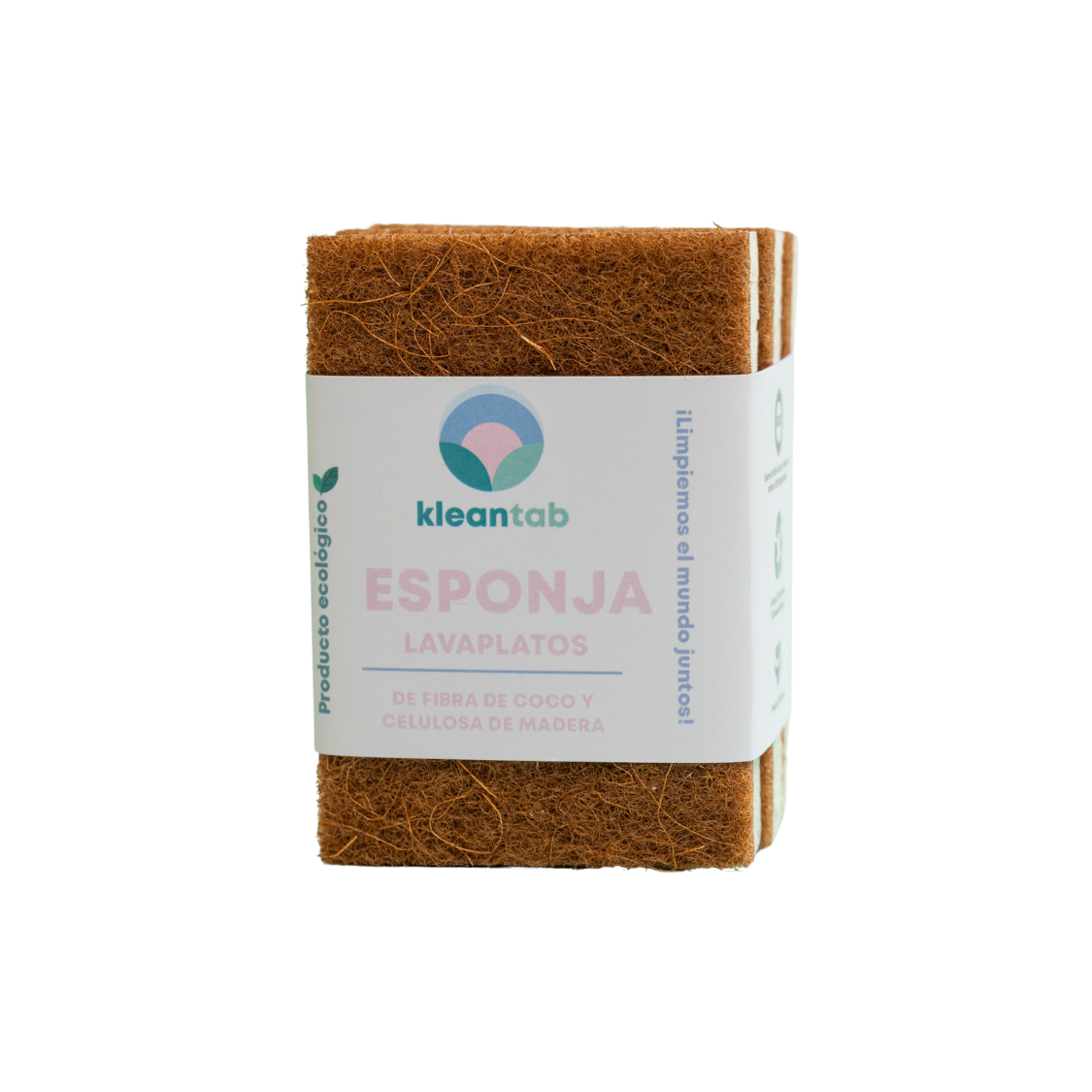 Esponja Lavaplatos de Fibra de Coco 3 unidades