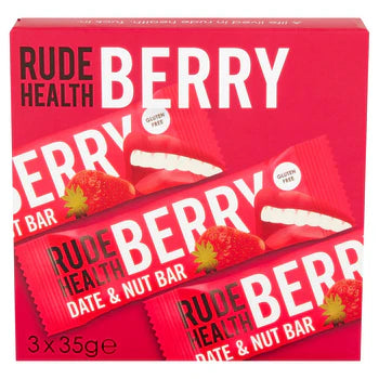 Barra frutos rojos RUDE HEALTH
