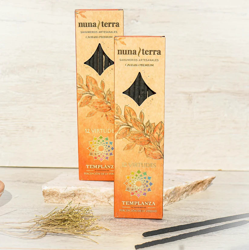 Incienso Nuna Terra 12 Virtudes 8 varillas