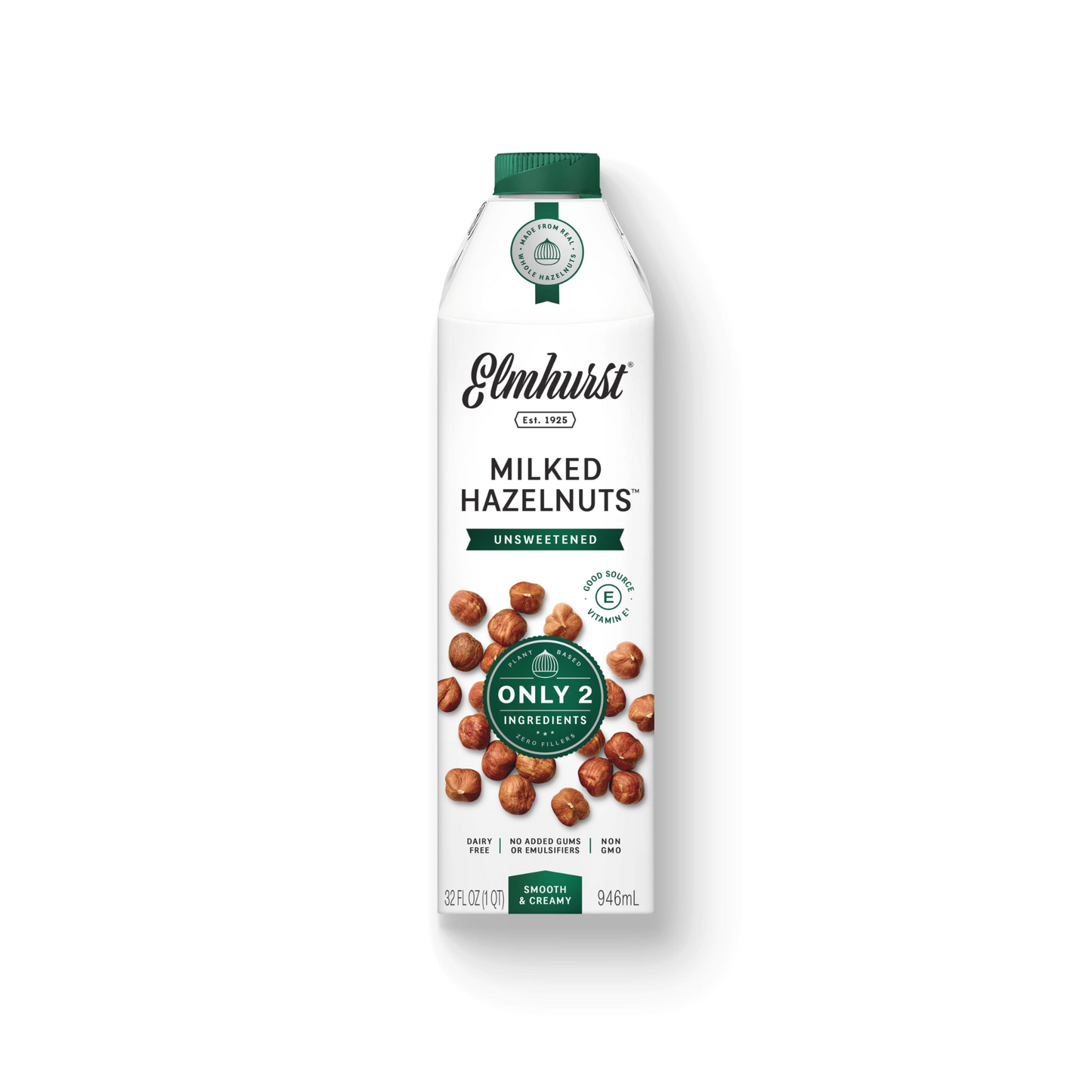 Leche de avellanas sin azúcar Elmhurst