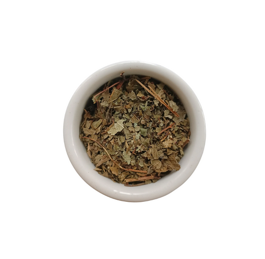 Hoja de frambuesa orgánica deshidratada