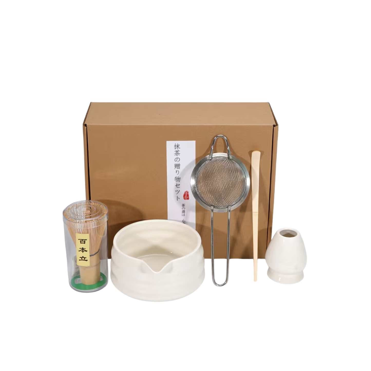 Kit matcha accesorios + tazón cerámica