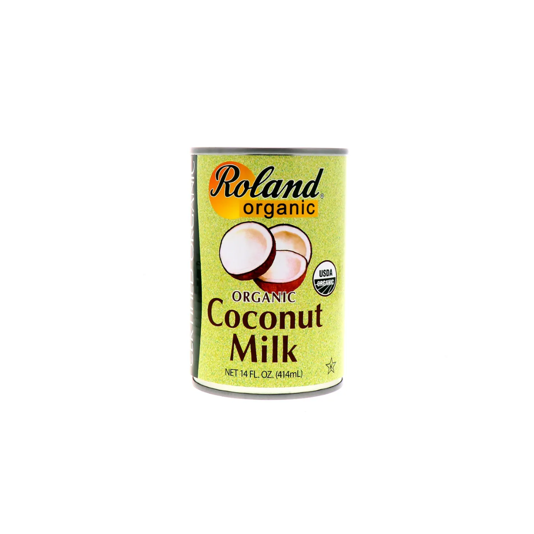 Leche de coco orgánico Roland (400ml)
