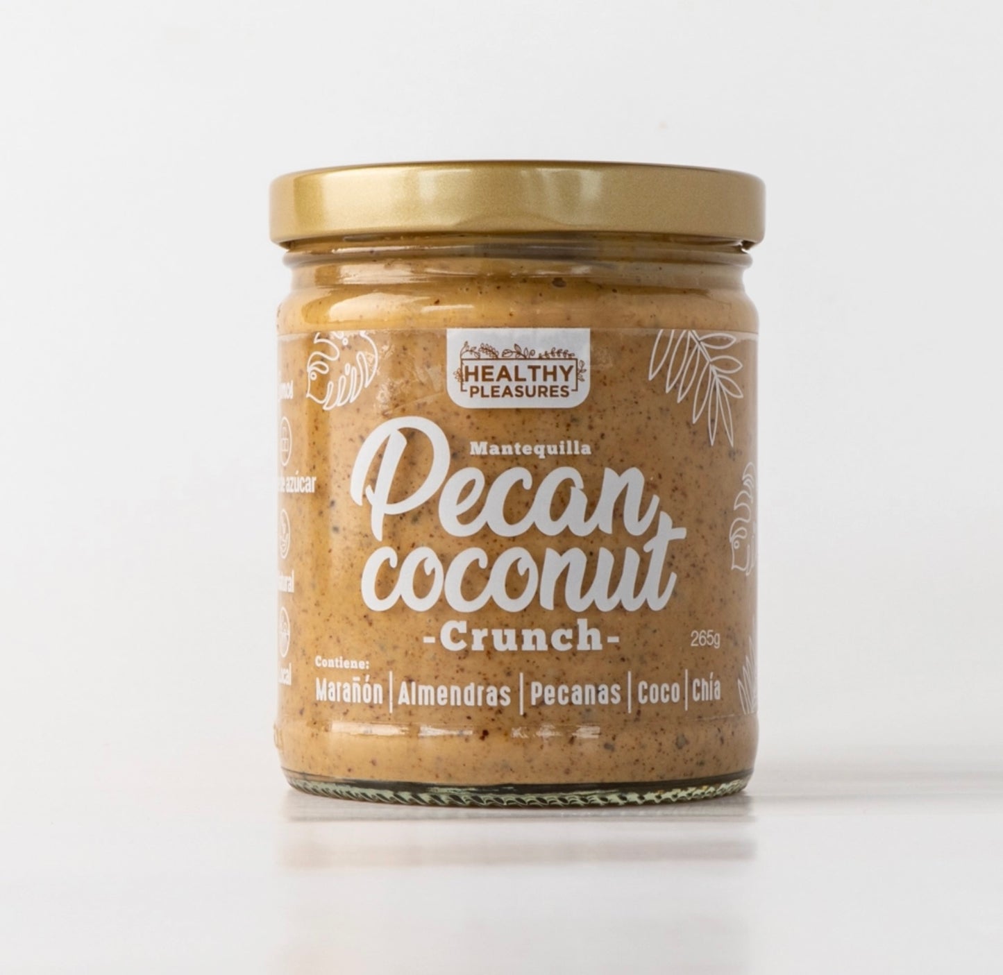 Mantequilla Pecan Coconut Healthy Pleasures 265 gr