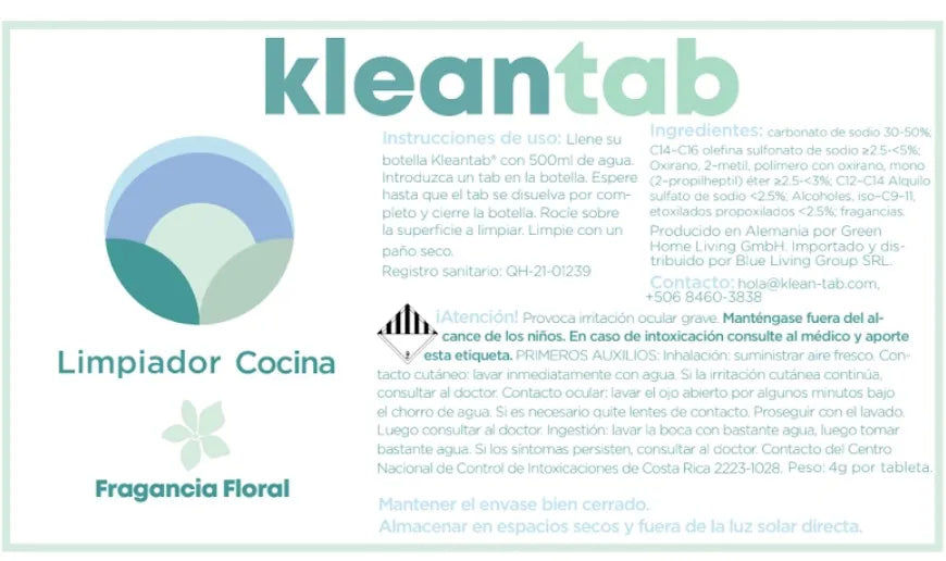 Kleantab cocina (10Tab)