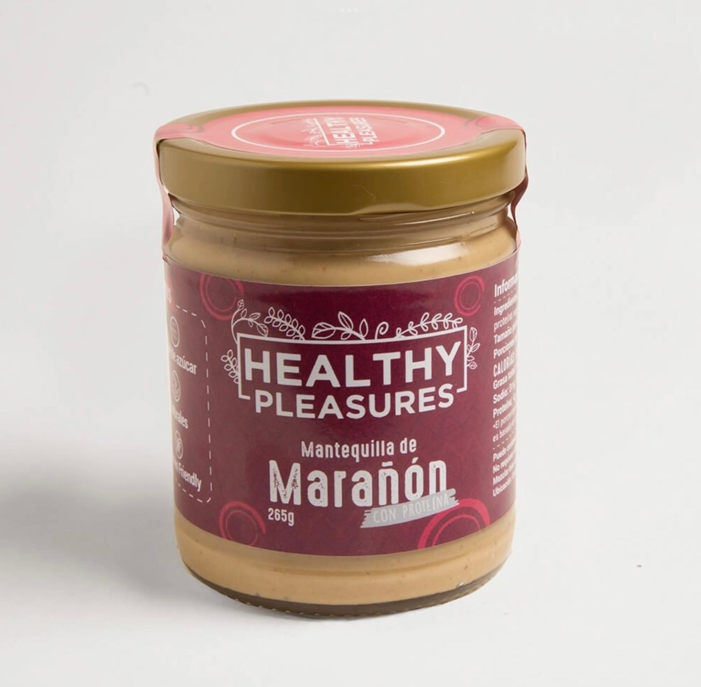 Mantequilla de marañon proteína