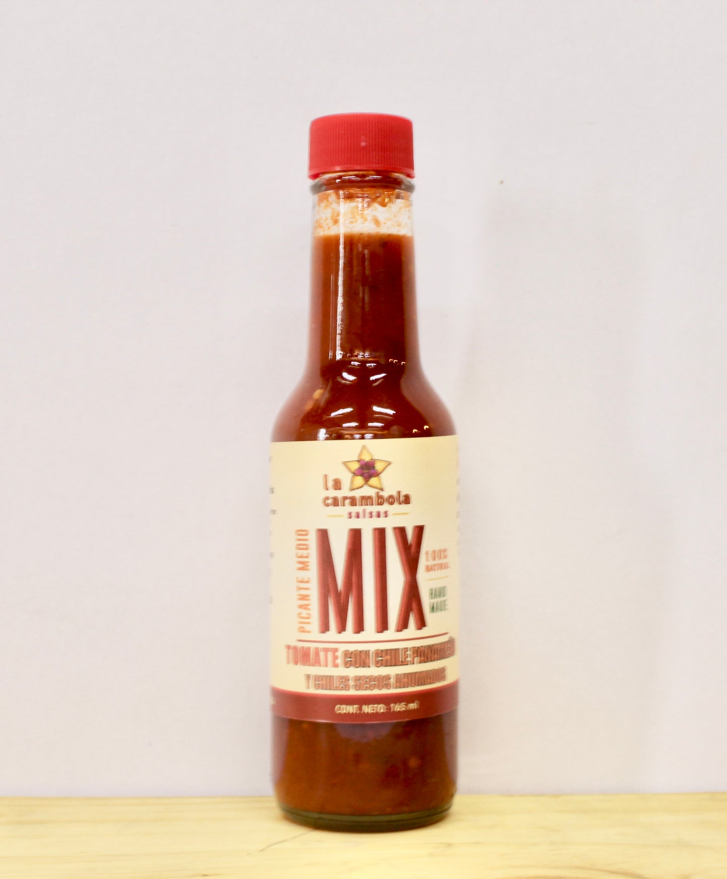 Mix tomate con chile panameño y chiles secos ahumados 165 ml