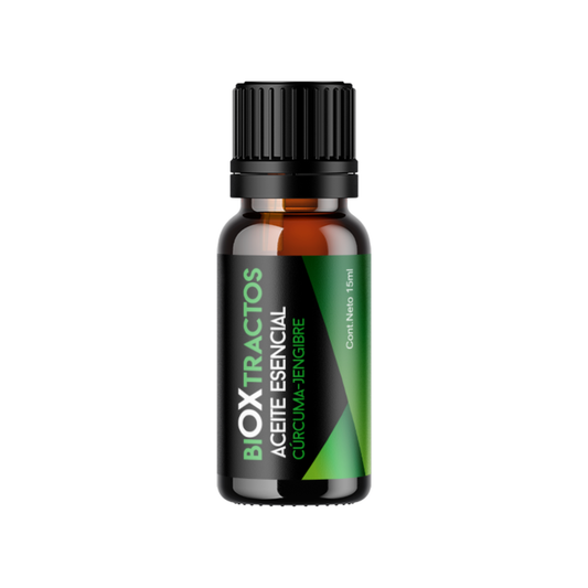 Aceite puro de cúrcuma y jengibre Bioxtractos 15 ml