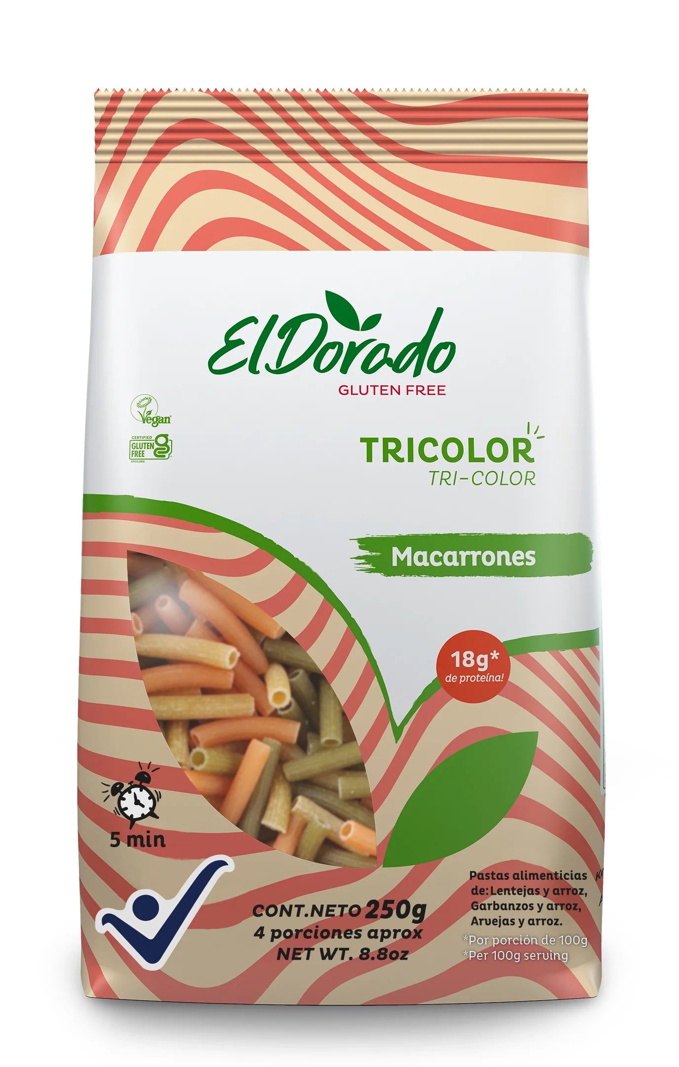 Pasta tricolor El Dorado 250 g