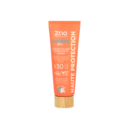 Moisturising sunscreen face SPF30 (orgánico, vegano, GF) 50 ml