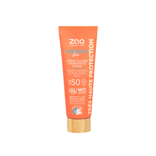 Moisturising sunscreen face SPF50 (orgánico, vegano, GF) 50 ml