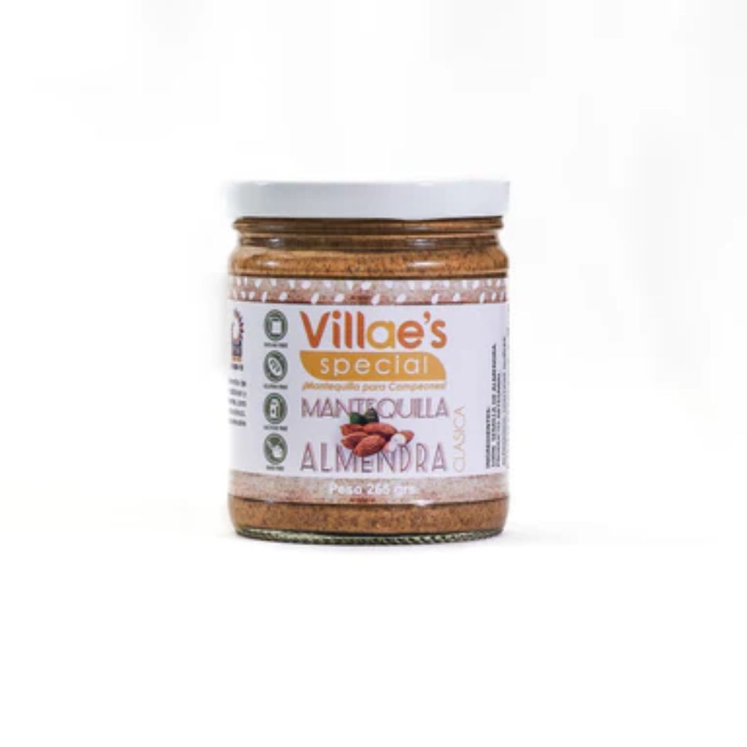 Mantequilla de almendras Villae’s Special (265g)