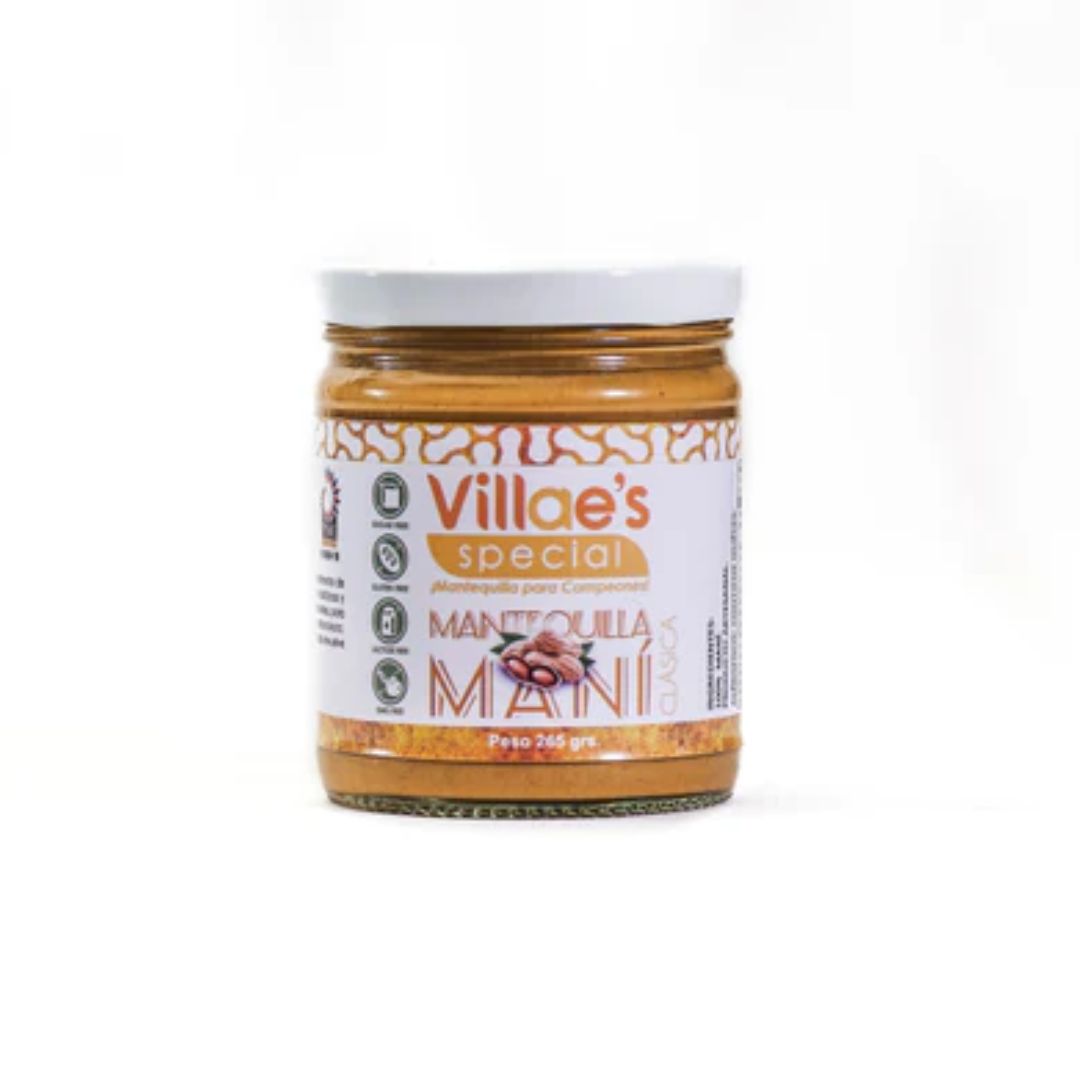 Mantequilla de maní Villae’s Special (265g)