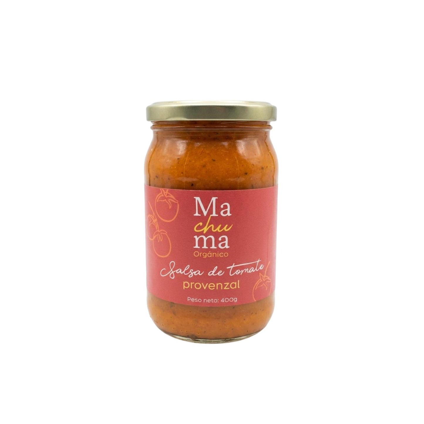 Salsa de tomate orgánica provenzal Machuma 400 g