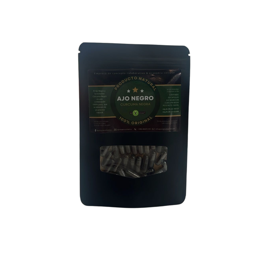 Ajo Negro y cúrcuma negra Vital Artesanal 60 cápsulas 500 mg
