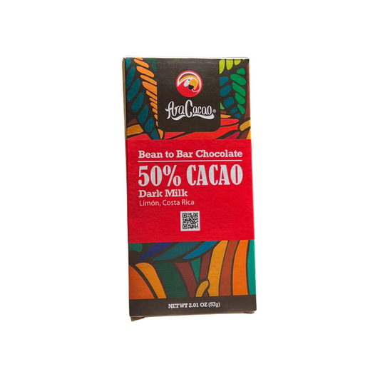 Barra Chocolate Ara Cacao 50% con leche