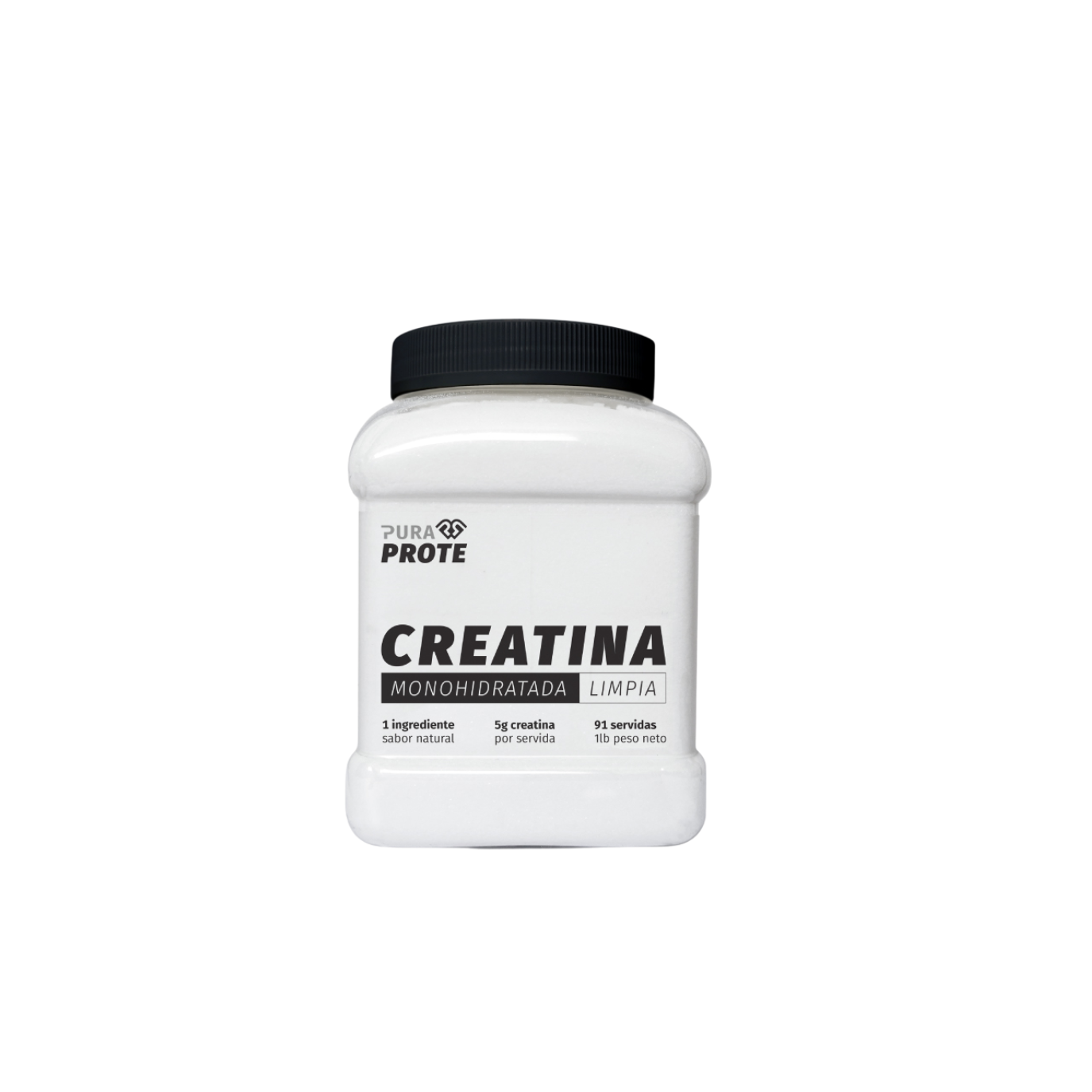 Pura Prote Creatina Limpia 1 Lb (454g)