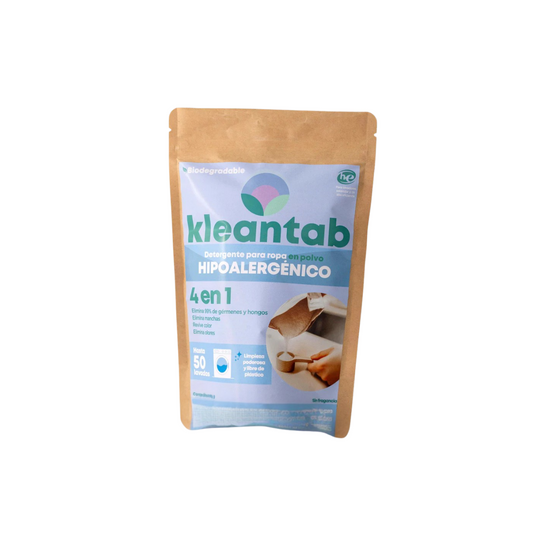 Detergente Kleantab hipoalergénico en polvo 400 g
