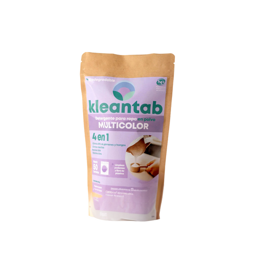 Detergente Kleantab multicolor en polvo 400 g