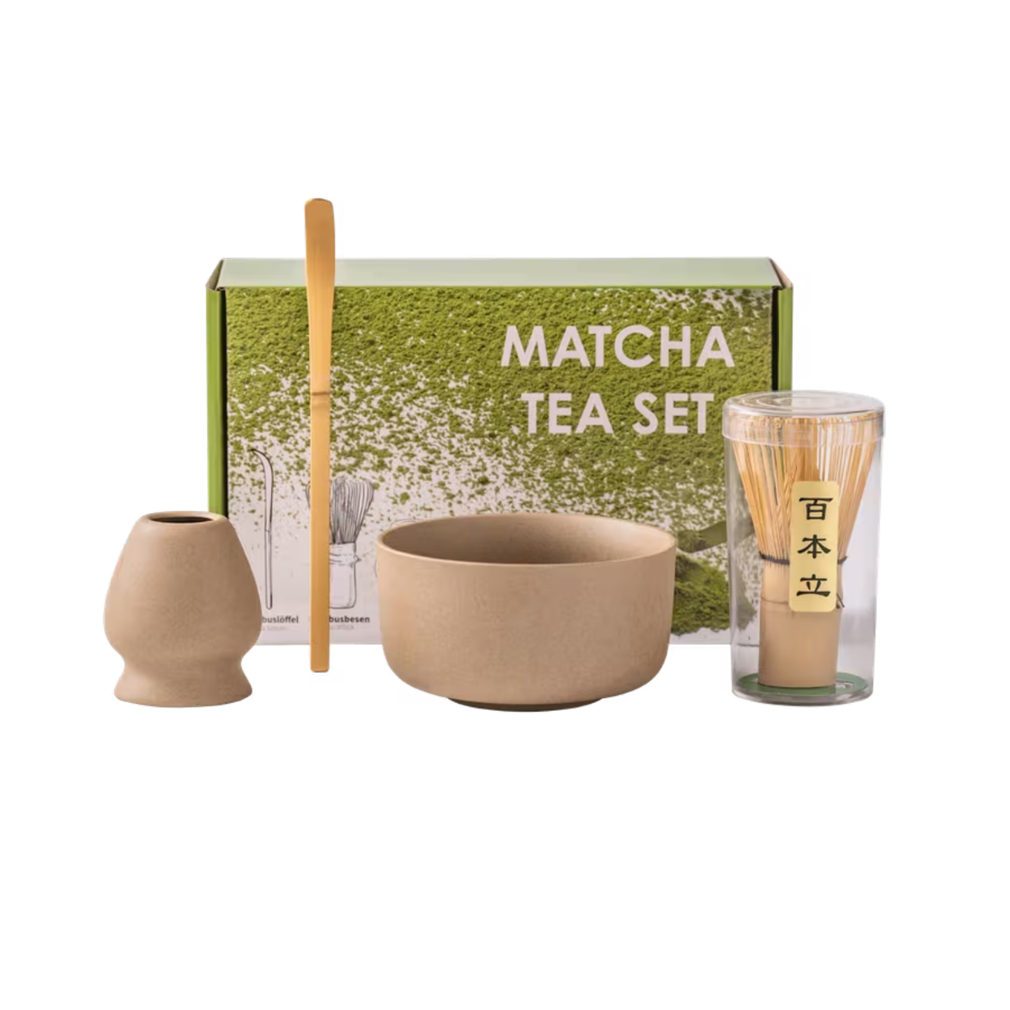 Kit matcha accesorios + tazón cerámica