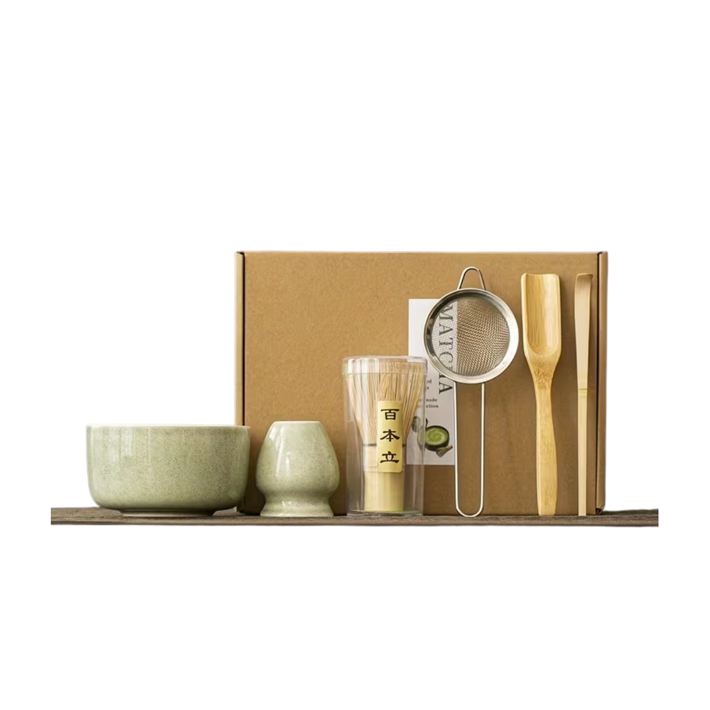 Kit matcha accesorios + tazón cerámica