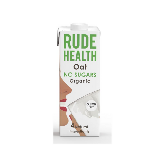 Bebida de avena orgánica sin azúcar Rude Health 1L