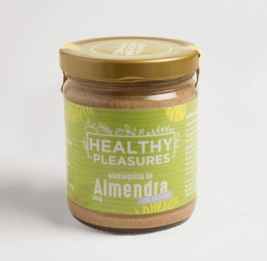 Mantequilla de almendra proteína
